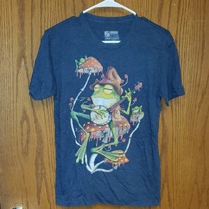 Curbside Clothing Banjo Playing Frog T Shirt